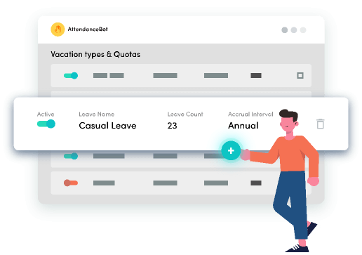 Custom leave types and quotas