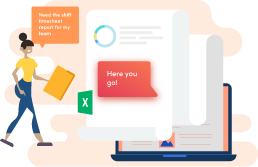 Powerful timesheet reports built on shifts
