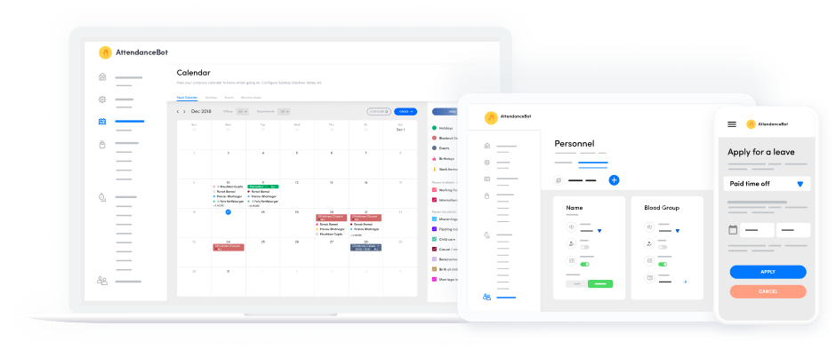 AttendanceBot Dashboard